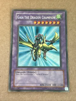 Gaia the Dragon Champion - LOB-125 - Secret Rare - Unlimited Edition - Image 1
