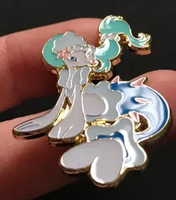 Primarina Pokemon Pin Badge Metal Enamel 2017 From Card Box Collection - Image 3