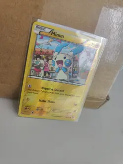 Pokemon TCG Minun Furious Fists Reverse Holo Card 32/111 Common - Image 2