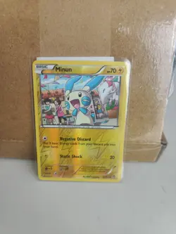 Pokemon TCG Minun Furious Fists Reverse Holo Card 32/111 Common - Image 4