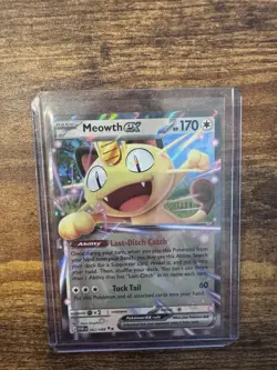 Pokemon TCG Meowth EX Perfect Order Holo Card 062/088 - Image 1