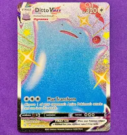 Ditto VMAX SV119/SV122 Shining Fates Full Art Shiny | 2021 Pokemon TCG Card | NM - Image 1