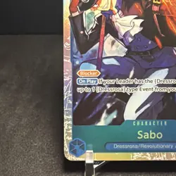One Piece Card Game Adventure on Kami's Island - SABO SR #OP15-046 ENGLISH CCG - Image 3