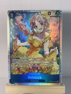 One Piece Card Game Adventure on KAMI's Island REBECCA SR OP15-053 English CCG - Image 1