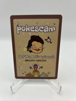 Pokescam by Dot Punwell Drown-Office Psyduck Holo Rare Fan Art Card C-3 - Image 2