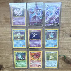 Pokemon Holo Vintage Lot - 9 Cards - Mewtwo V Misty's Dewgong Haunter TCG - Image 1