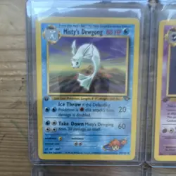 Pokemon Holo Vintage Lot - 9 Cards - Mewtwo V Misty's Dewgong Haunter TCG - Image 5