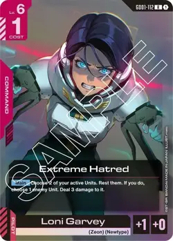 🔥Gundam Card Game Extreme Hatred - Newtype Rising (GD01) Near Mint🔥 - Image 1