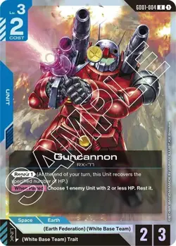 🔥Gundam Card Game Guncannon - Newtype Rising (GD01) Near Mint🔥 - Image 1