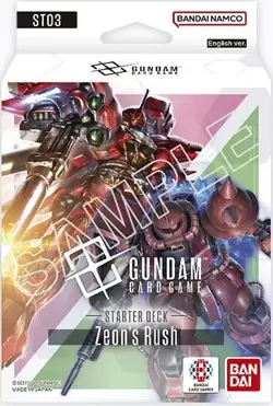 🔥Gundam Card Game - ST03 Zeon's Rush Starter Deck NEW & SEALED USA SELLER🔥 - Image 1
