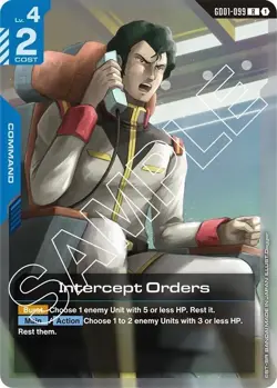 Gundam Card Game Intercept Orders - Newtype Rising (GD01) Near Mint - Image 1