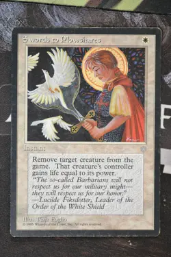 MTG Swords to Plowshares Ice Age Magic the Gathering - Image 1