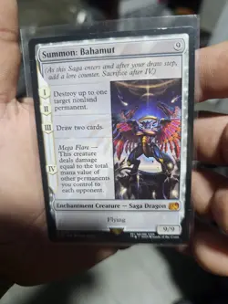 [0001] Summon: Bahamut Final Fantasy Regular, NM, Gradeable, Pack-to-Sleeve. - Image 2