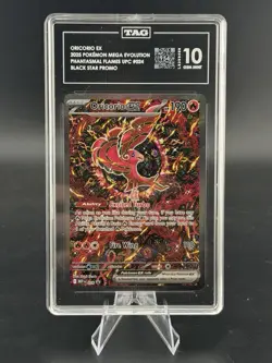 2025 Pokemon Oricorio ex 024 Black Star Promo Phantasmal Flames UPC TAG 10 - Image 1