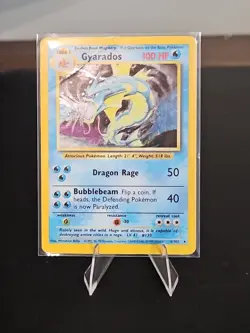 Pokemon TCG Gyrados Base Set Holo 6/102 MP/HP - Image 1