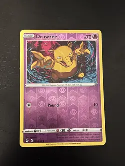 Pokemon TCG Drowzee 061/203 Reverse Holo Evolving Skies NM-Mint - Image 1