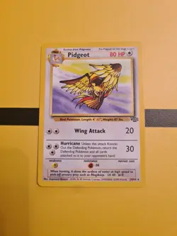 Pokemon TCG Pidgeot Unlimited Edition Jungle Set Non-holo Rare - 24/64 - LP 1999 - Image 1