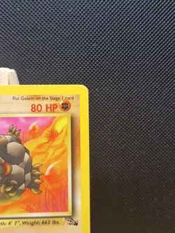 Pokemon 1999 WOTC 1st Edition Fossil Golem 36/62 - Near Mint - Image 4