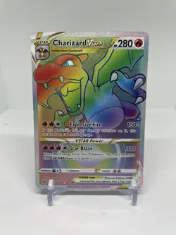 Charizard VSTAR 174/172 - Brilliant Stars Rainbow Secret Rare Pokemon TCG - HP - Image 1