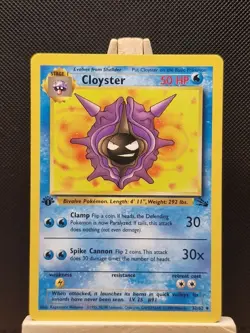 Pokemon 1999 WOTC 1st Edition Fossil Cloyster 32/62 - Near Mint - Image 1