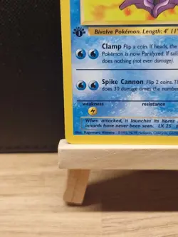 Pokemon 1999 WOTC 1st Edition Fossil Cloyster 32/62 - Near Mint - Image 5