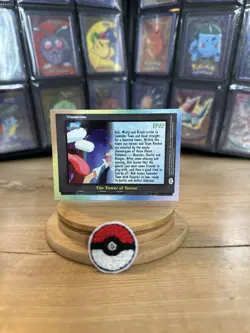 GENGAR Pokemon Topps 2000 TV: Ep #22 The Tower of Terror Holo Blue Label - rare - Image 2