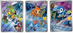 Pokemon 2026 First Partner Illustration Collection Series 1 Promos Set 40-42 - Image 1