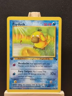 Pokemon 1999 WOTC 1st Edition Fossil Psyduck 53/62 - Near Mint - Image 1