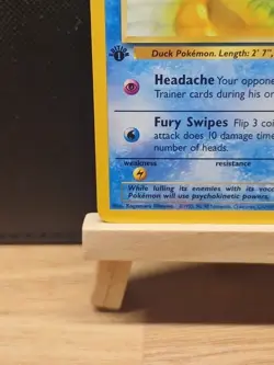 Pokemon 1999 WOTC 1st Edition Fossil Psyduck 53/62 - Near Mint - Image 5