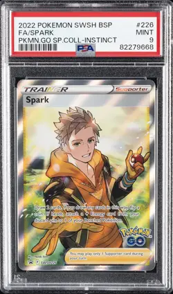 2022 POKEMON SWSH BLACK STAR PROMO #226 FULL ART/SPARK PSA 9 - Image 1