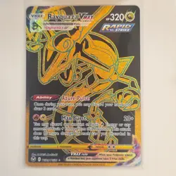 Pokemon TCG Rayquaza VMAX Holo Ultra Rare Sword & Shield Series NM FAST SHIP - Image 1