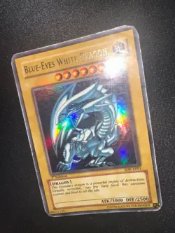 PLAYED 1st Edition BLUE EYES WHITE DRAGON SDK-E001 Ultra Rare Holo Yu-Gi-Oh! - Image 3