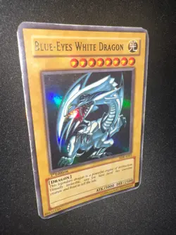 PLAYED 1st Edition BLUE EYES WHITE DRAGON SDK-E001 Ultra Rare Holo Yu-Gi-Oh! - Image 4