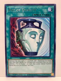 Yu-Gi-Oh! TCG Pot Of Duality King's Court KICO-EN054 1st Edition Rare - Image 1