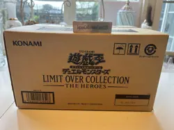 Yugioh Limit Over Collection THE HEROES 1 Case 24 Box New Sealed JapanVer. - Image 1