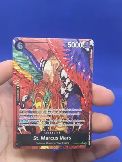 One Piece Carrying On His Will St Marcus Mars OP13-091 Alternate Alt Art Rare NM - Image 2