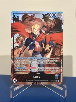 One Piece OP15-002 Lucy Alt Art Leader Adventure on KAMI's Island NM - Image 1