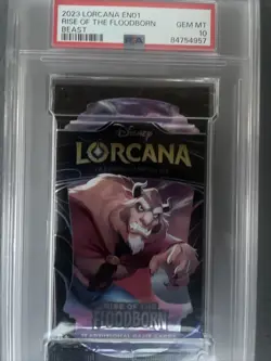 2023 Disney Lorcana Beast Rise of the Floodborn Foil Booster Pack PSA 10 - Image 2