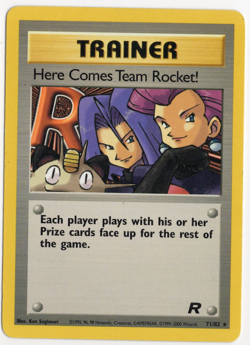 Here Comes Team Rocket 71/82 Team Rocket Pokemon Card - Image 1