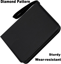 Premium 9-Pocket Zipper Card Binder for 720 MTG TCG Sports Cards - Black - Image 4