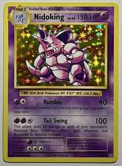 Nidoking 45/108 (MP) Holo Rare XY Series: Evolutions 2016 Pokemon Card TCG - Image 1