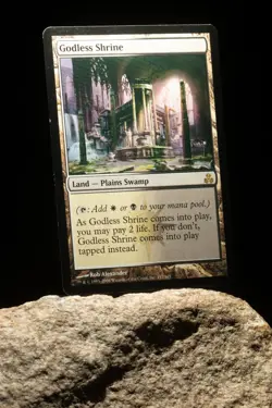 Rare Godless Shrine Guildpact Regular Magic: The Gathering Card (Lightly Played) - Image 1
