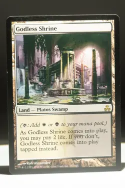Rare Godless Shrine Guildpact Regular Magic: The Gathering Card (Lightly Played) - Image 2