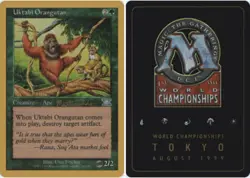 Uktabi Orangutan - Sideboard - Matt Linde - 1999 ~ Near Mint World Championship - Image 1