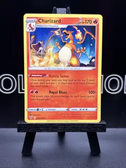 Charizard 025/185 Swsh04 Vivid Voltage Regular Pokemon Card NM - Image 2