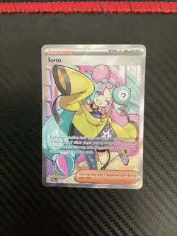 Pokemon Iono - Ultra Rare SV02: Paldea Evolved 254/193 NM - Image 1