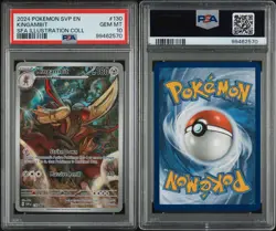 2024 Pokemon SVP EN SV Shrouded Fable Black Star Promo #130 Kingambit PSA 10 - Image 1