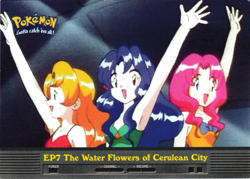 EP7 The Water Flowers of Cerulean City - Topps Pokemon Series 2 - Blue Logo - Image 1