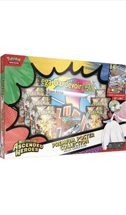 Pokemon: Ascended Heroes Premium Poster Collection: Mega Gardevoir ~ Brand New - Image 1