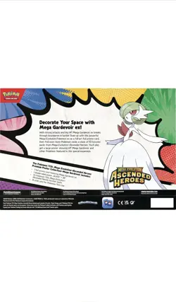 Pokemon: Ascended Heroes Premium Poster Collection: Mega Gardevoir ~ Brand New - Image 2